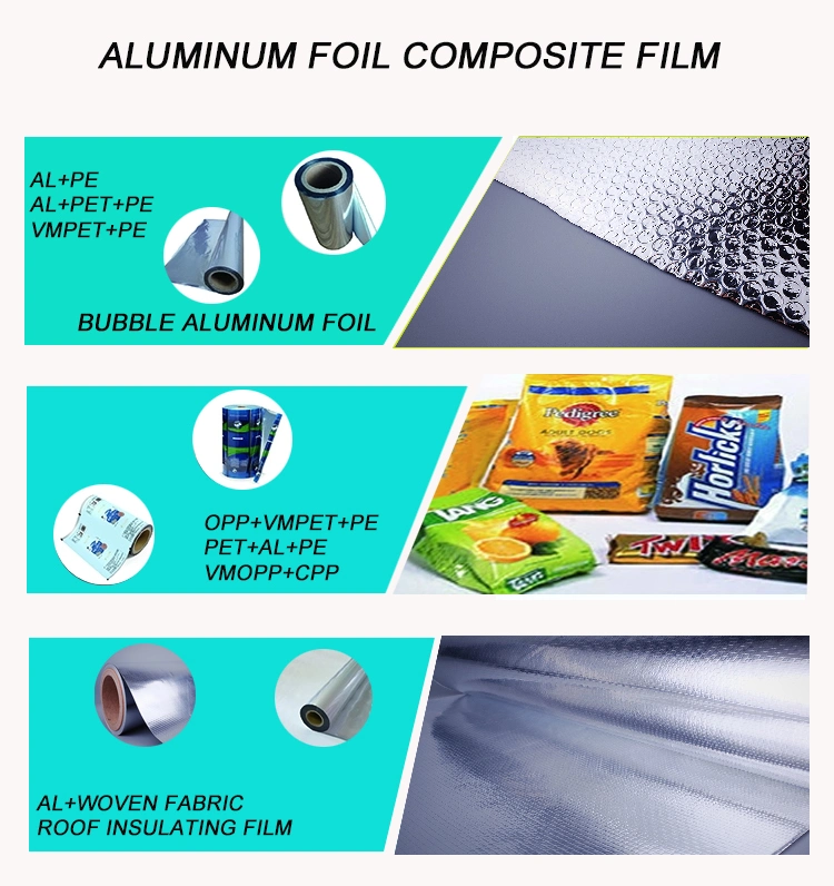 Factory Hot Sale Mat Pet Lithium Ion Battery Laminated Film Aluminum Laminating Foil